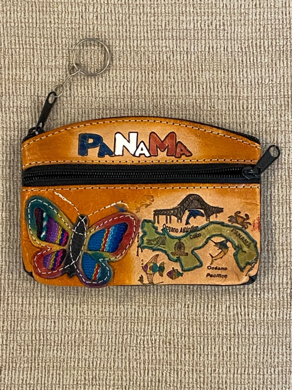 Panama Butterfly Coin Pouch
